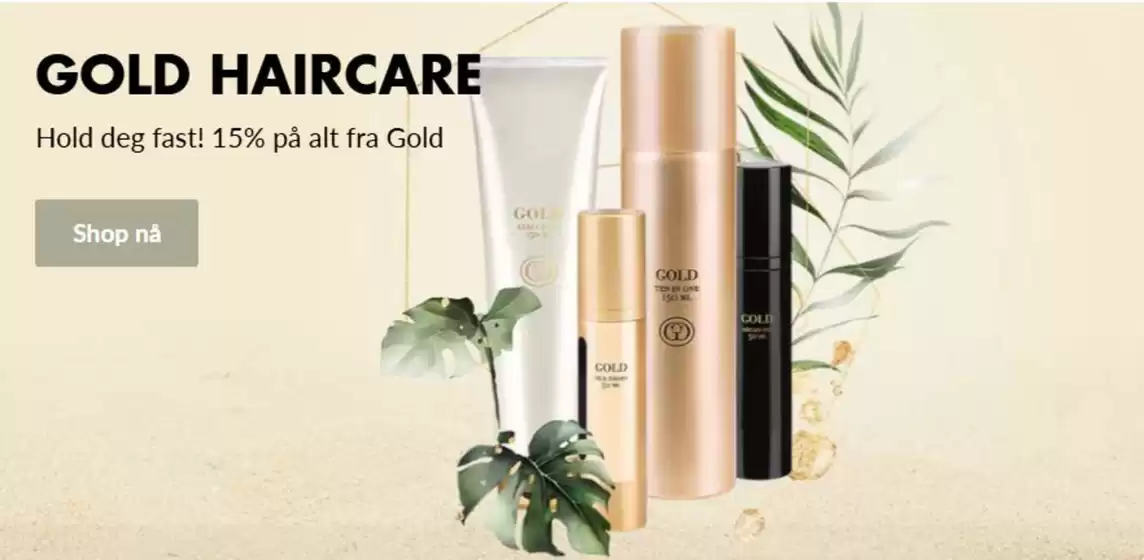 Gold haircare