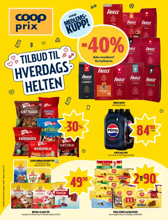 Coop Prix-katalog i Brennåsen | Coop Prix Kundeavis | 2025-08-25T00:00:00.000Z - 2025-08-31T00:00:00.000Z