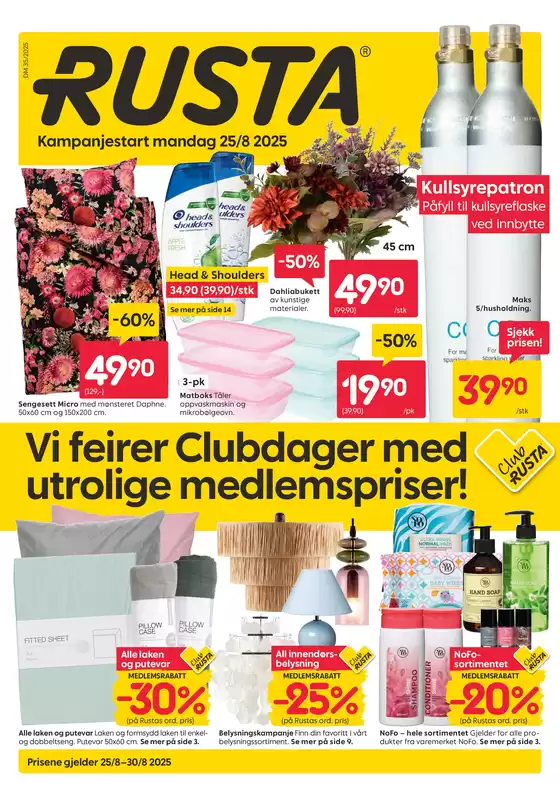 Rusta-katalog i Geilo | Rusta Kundeavis | 2025-08-25T00:00:00.000Z - 2025-08-30T00:00:00.000Z