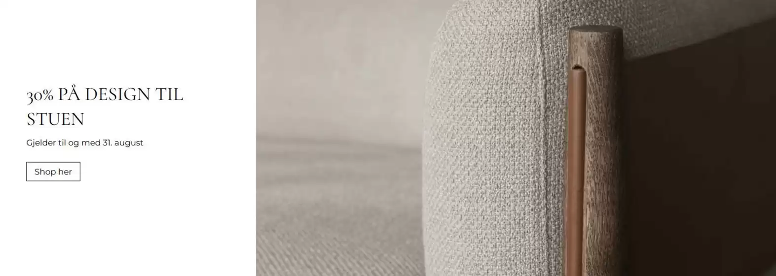 Bolia-katalog i Geilo | 30% på design til stuen | 2025-08-25T00:00:00.000Z - 2025-08-31T00:00:00.000Z