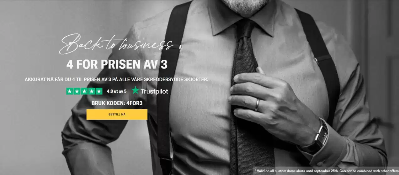 Tailor Store-katalog i Tromsø | 4 for prisen av 3 | 2025-08-26T00:00:00.000Z - 2025-09-25T00:00:00.000Z