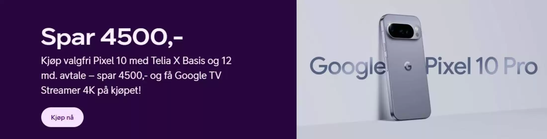 Telia-katalog i Oslo | Spar 4500,- | 2025-08-27T00:00:00.000Z - 2025-09-10T00:00:00.000Z