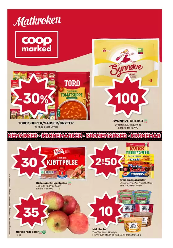 Matkroken-katalog i Mo i Rana | Aktuelle spesialkampanjer | 2025-09-01T00:00:00.000Z - 2025-09-07T00:00:00.000Z