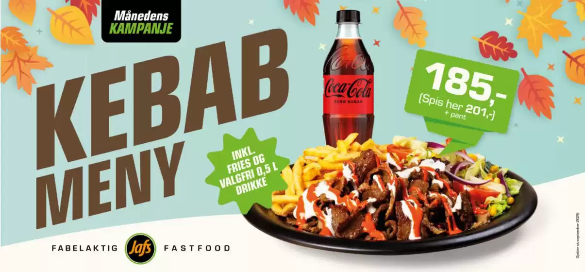 JaFs-katalog i Egersund | Kebab Meny | 2025-09-01T00:00:00.000Z - 2025-09-30T00:00:00.000Z