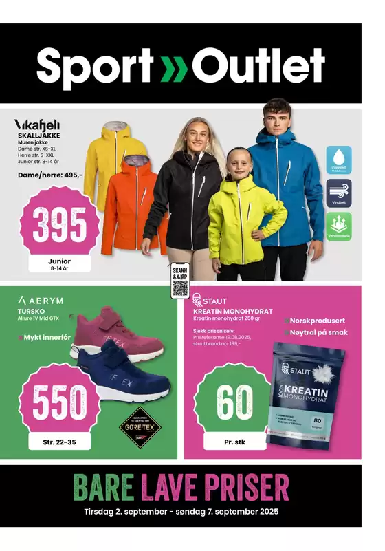 Sport Outlet-katalog i Sola | Attraktive spesialtilbud for alle | 2025-09-03T00:00:00.000Z - 2025-09-17T00:00:00.000Z
