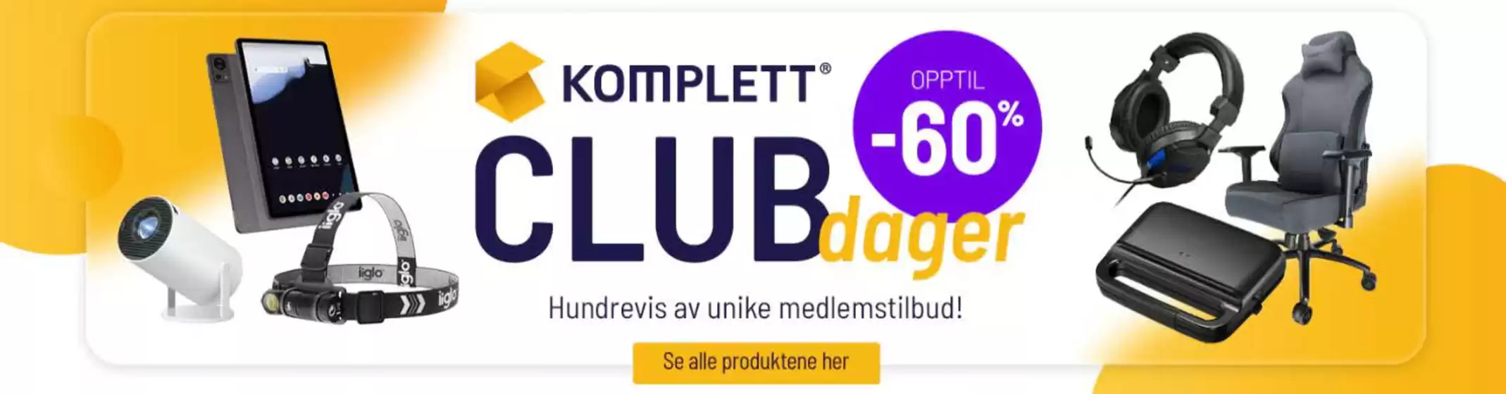 Komplett.no-katalog i Årnes | Opptil -60% | 2025-09-03T00:00:00.000Z - 2025-09-17T00:00:00.000Z
