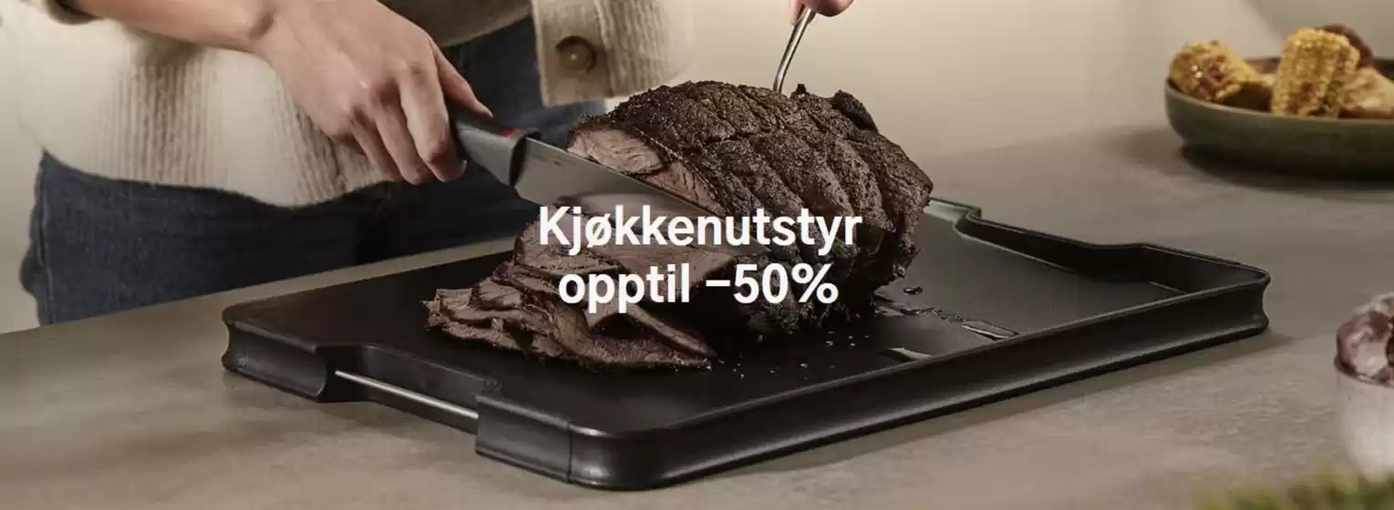 Kjøkkenutstyr opptil -50%