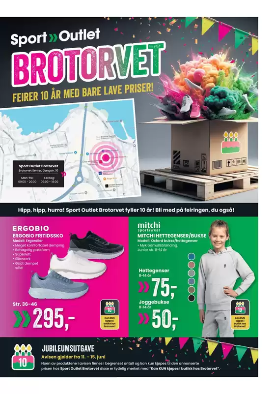 Sport Outlet-katalog i Egersund | Topptilbud og rabatter | 2025-09-04T00:00:00.000Z - 2025-09-18T00:00:00.000Z