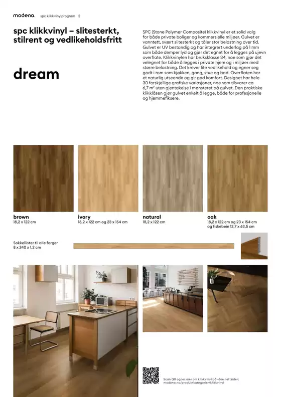 Modena Fliser Spc Klikkvinyl