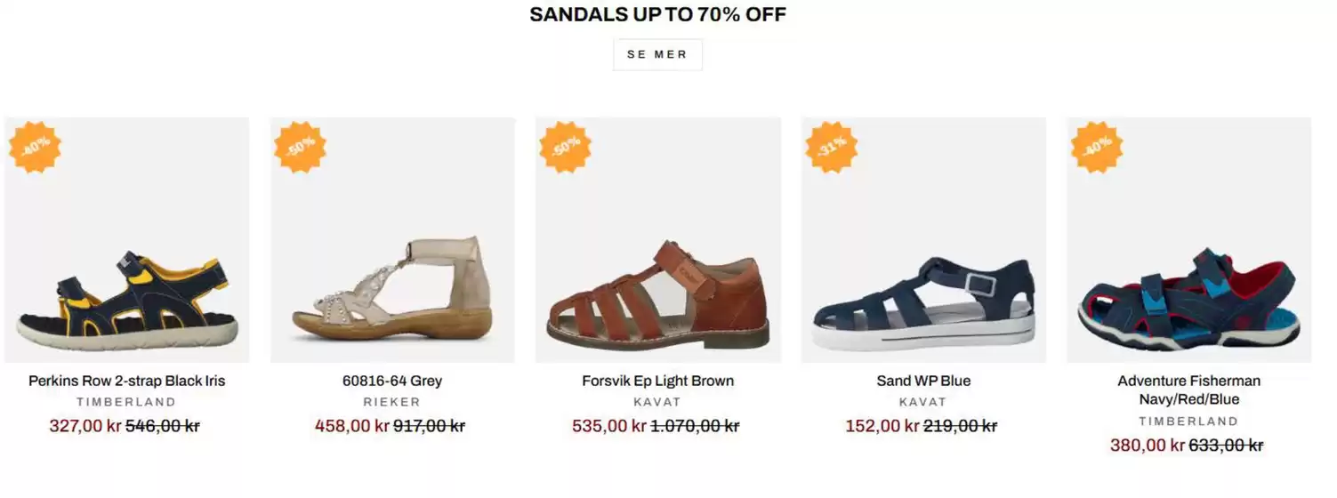 Brandosa-katalog i Mandal | Sandals up to 70% OFF | 2025-09-04T00:00:00.000Z - 2025-09-18T00:00:00.000Z