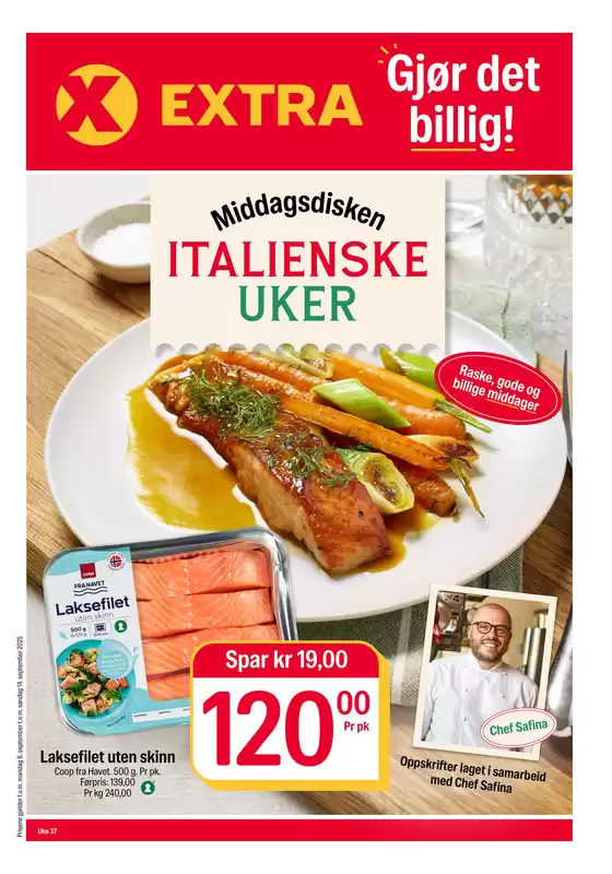Coop Extra-katalog i Orkanger | Oppdag attraktive tilbud | 2025-09-08T00:00:00.000Z - 2025-09-14T00:00:00.000Z
