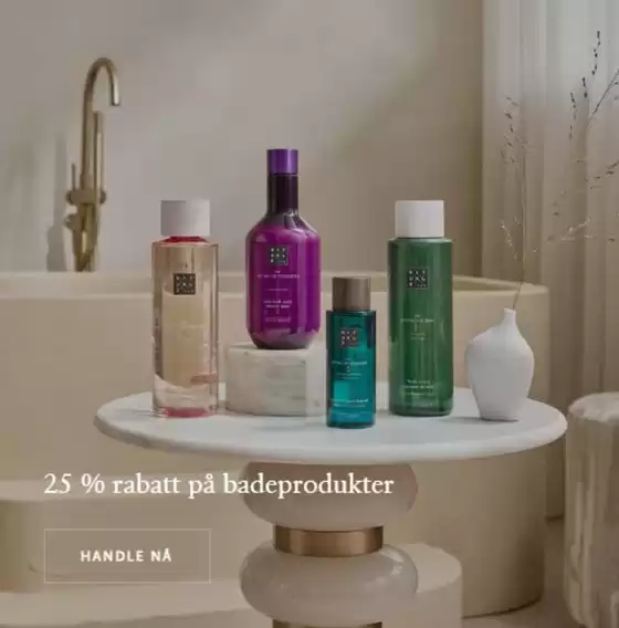 Rituals-katalog i Eiksmarka | 25% rabatt på badeprodukter | 2025-09-08T00:00:00.000Z - 2025-09-22T00:00:00.000Z