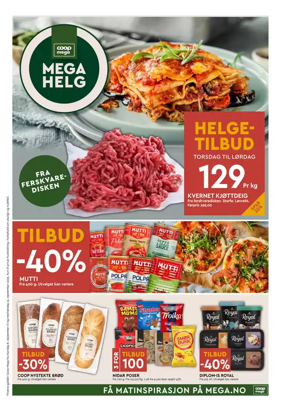 Coop Mega-katalog i Egersund | Eksklusive kupp | 2025-09-08T00:00:00.000Z - 2025-09-14T00:00:00.000Z