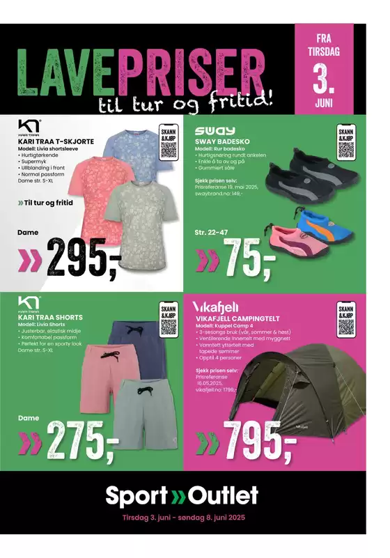 Sport Outlet-katalog i Porsgrunn | Spesialtilbud for deg | 2025-09-14T00:00:00.000Z - 2025-09-28T00:00:00.000Z