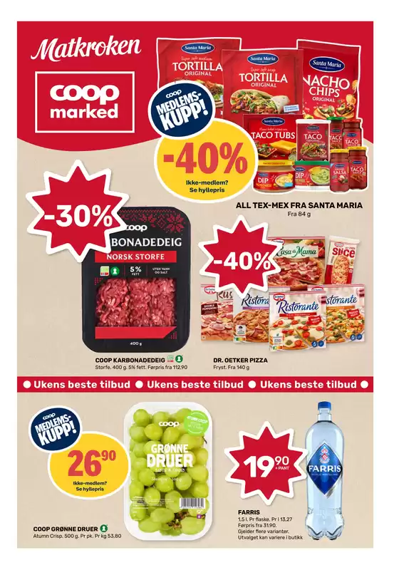 Matkroken-katalog i Sandefjord | Våre beste tilbud for deg | 2025-09-15T00:00:00.000Z - 2025-09-21T00:00:00.000Z