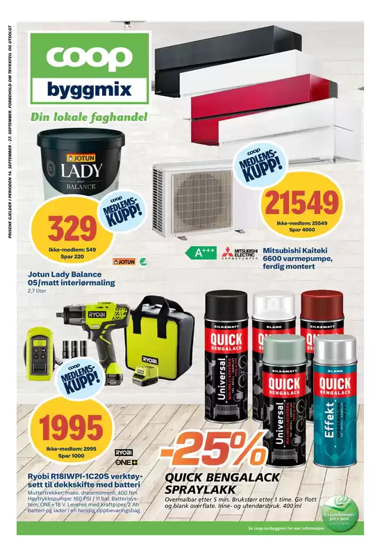 Coop Byggmix Kundeavis