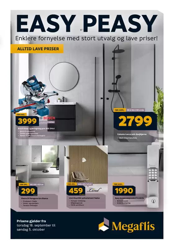 Megaflis-katalog i Tromsø | Alltid lave priser | 2025-09-15T00:00:00.000Z - 2025-10-05T00:00:00.000Z