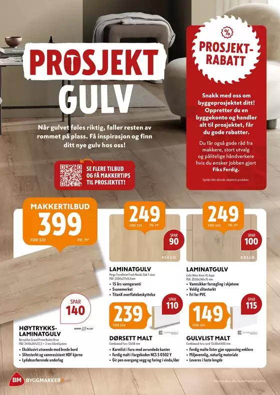 Prosjekt gulv