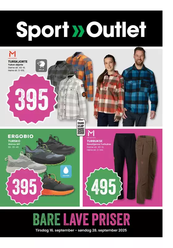 Sport Outlet-katalog | Topptilbud for alle kunder | 2025-09-16T00:00:00.000Z - 2025-09-30T00:00:00.000Z