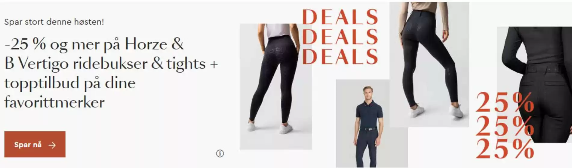 Horze-katalog i Øystre Slidre | Deals -25%  | 2025-09-17T00:00:00.000Z - 2025-09-22T00:00:00.000Z