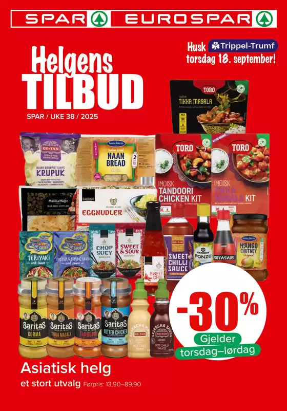Eurospar-katalog i Bergen | Aktuelle spesialkampanjer | 2025-09-18T00:00:00.000Z - 2025-10-02T00:00:00.000Z