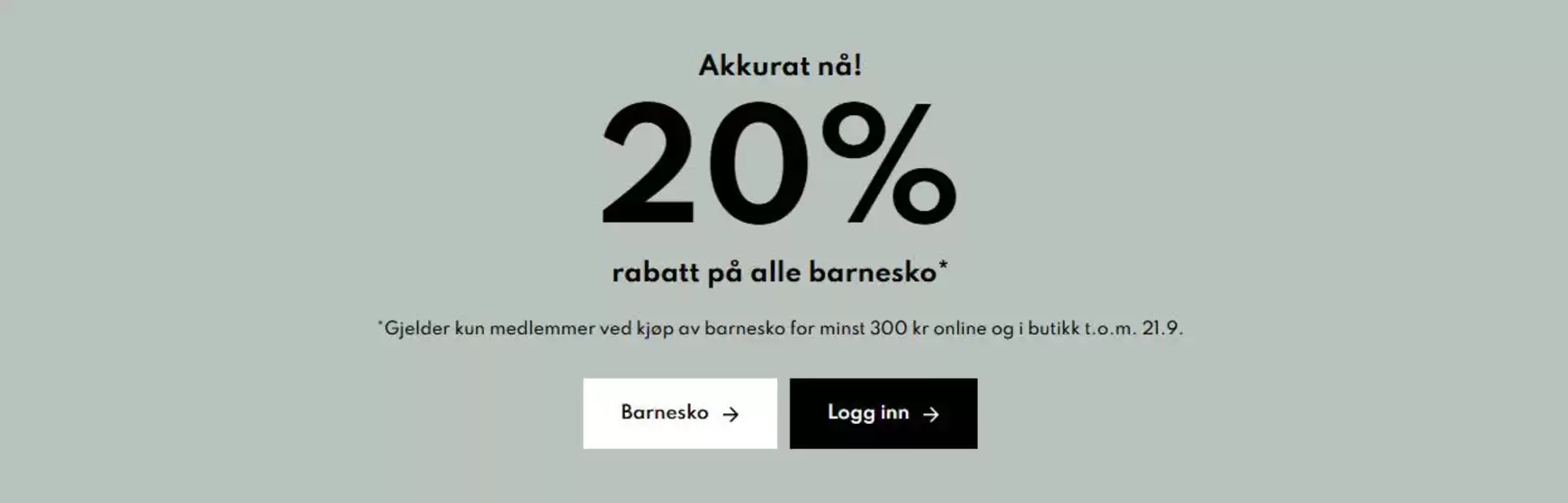 Din Sko-katalog i Ski | 20%  | 2025-09-18T00:00:00.000Z - 2025-09-21T00:00:00.000Z