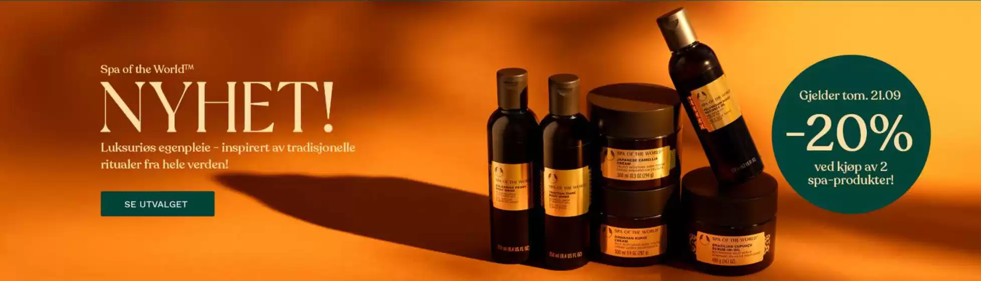 The Body Shop-katalog i Hafrsfjord | -20% | 2025-09-18T00:00:00.000Z - 2025-09-21T00:00:00.000Z