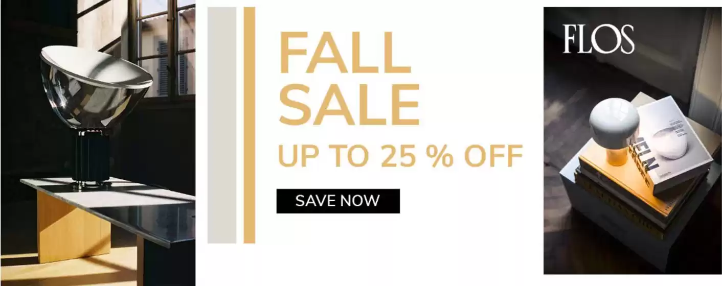 Fall sale Up to 25% off