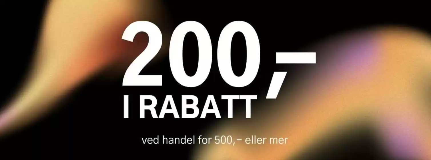 200,- i rabatt 