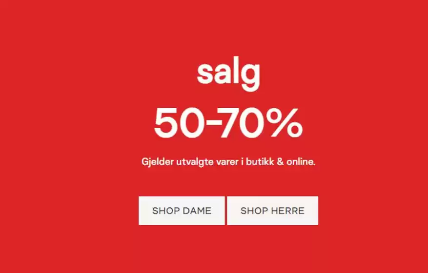 Salg 50-70%