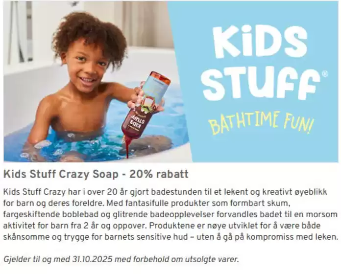 Kids Stuff Crazy Soap - 20% rabatt