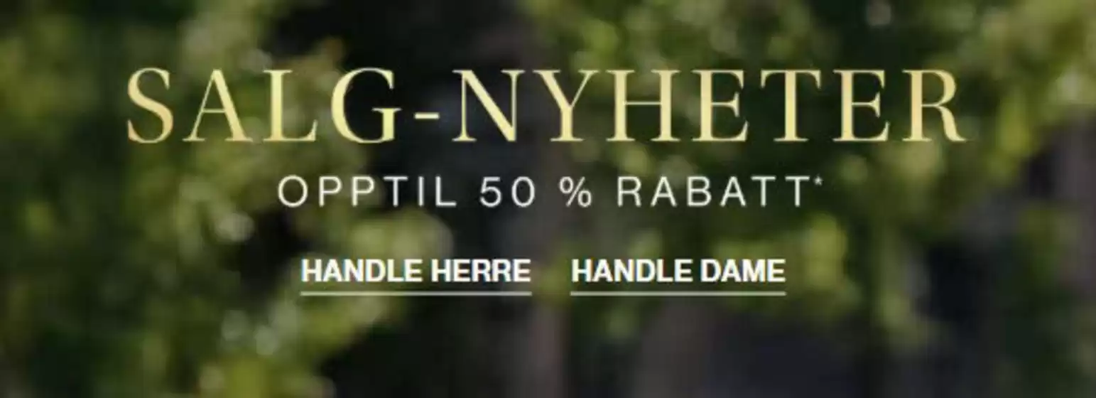 Salg-nyheter