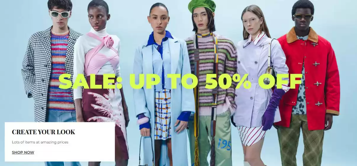 Sale: up to 50% off