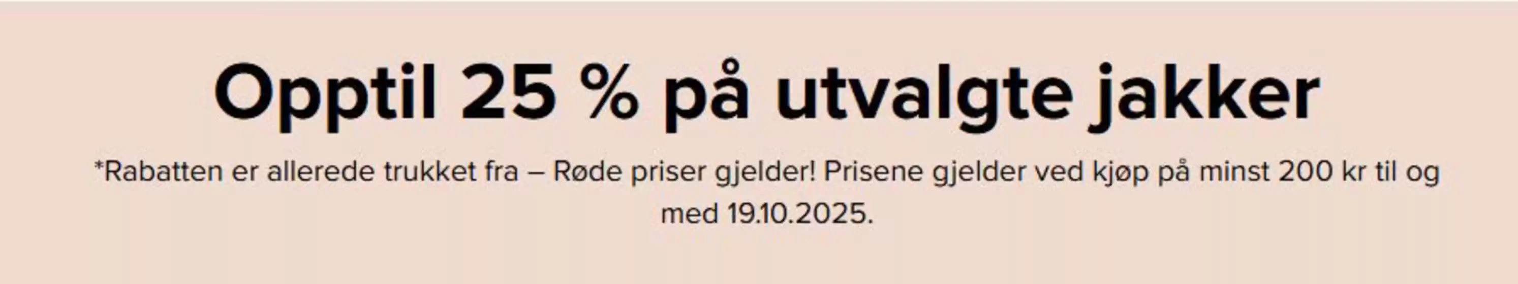 Cellbes-katalog i Vestby | Opptil 25 % på utvalgte jakker | 2025-10-07T00:00:00.000Z - 2025-10-19T00:00:00.000Z