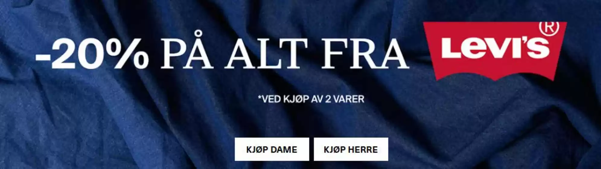 Carlings-katalog i Holmestrand | -20% pa alt fra Levi's | 2025-10-08T00:00:00.000Z - 2025-10-22T00:00:00.000Z