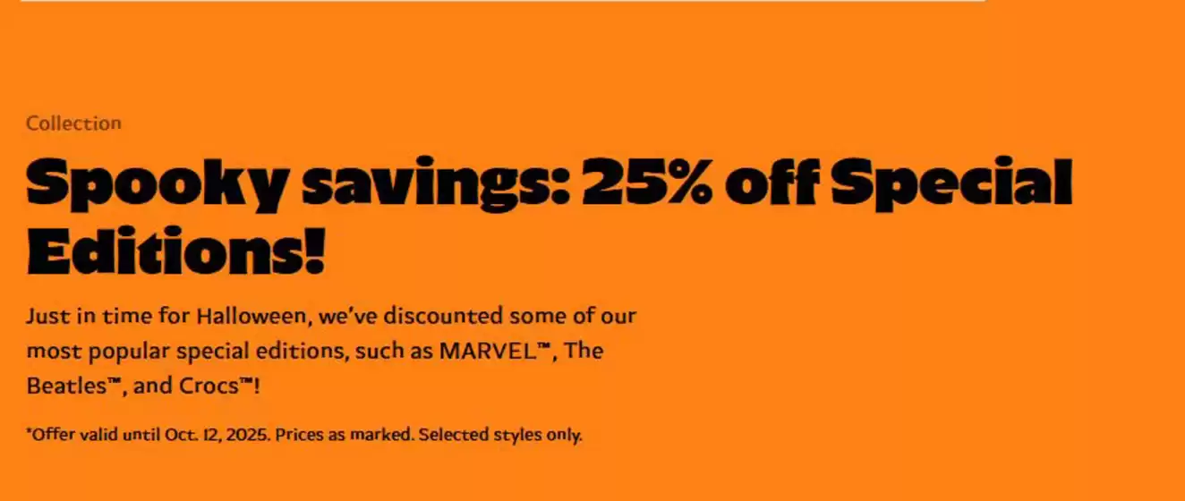 Happy Socks-katalog i Holmestrand | Spooky savings: 25% off Special Editions! | 2025-10-08T00:00:00.000Z - 2025-10-12T00:00:00.000Z