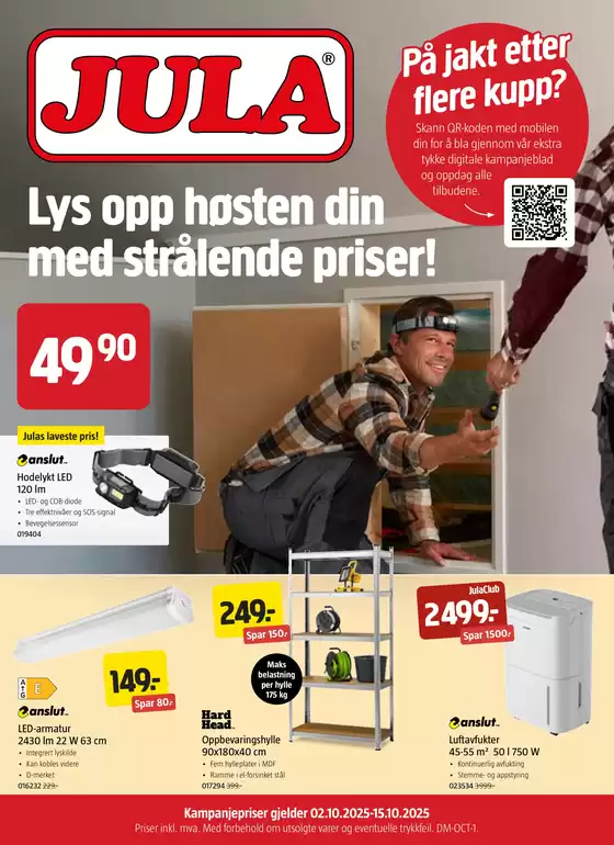 Jula-katalog i Valderøy | Topptilbud for alle kunder | 2025-10-09T00:00:00.000Z - 2025-10-23T00:00:00.000Z