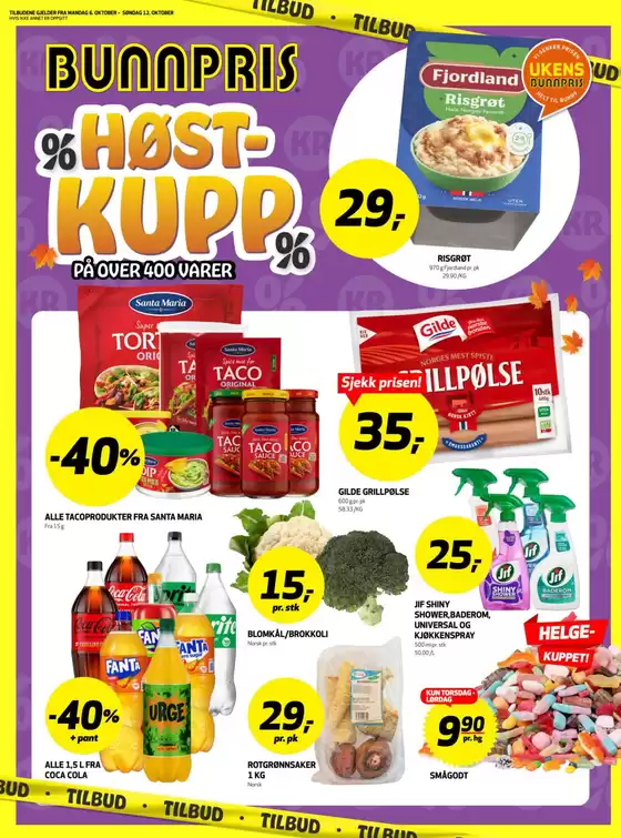Bunnpris-katalog i Lund | Flott tilbud for kuppjegere | 2025-10-10T00:00:00.000Z - 2025-10-24T00:00:00.000Z