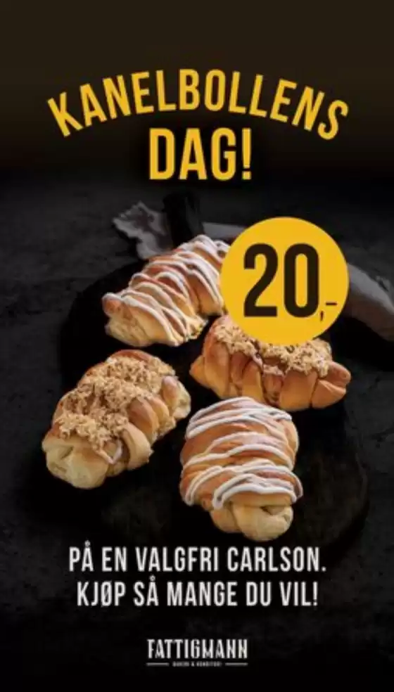 Fattigmann-katalog i Ålesund | Kanelbollens dag! | 2025-10-10T00:00:00.000Z - 2025-10-24T00:00:00.000Z