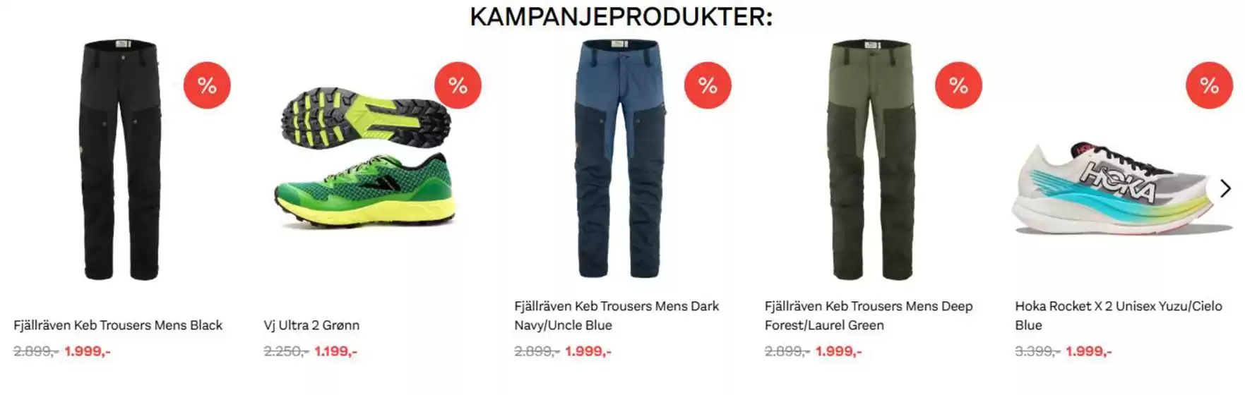 Kampanjeprodukter:
