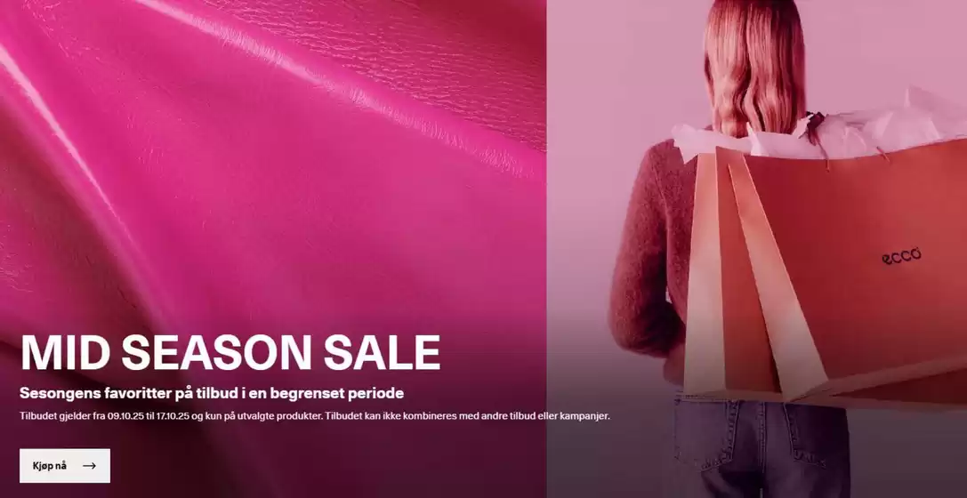 Ecco-katalog i Ålesund | Mid Season Sale | 2025-10-10T00:00:00.000Z - 2025-10-17T00:00:00.000Z