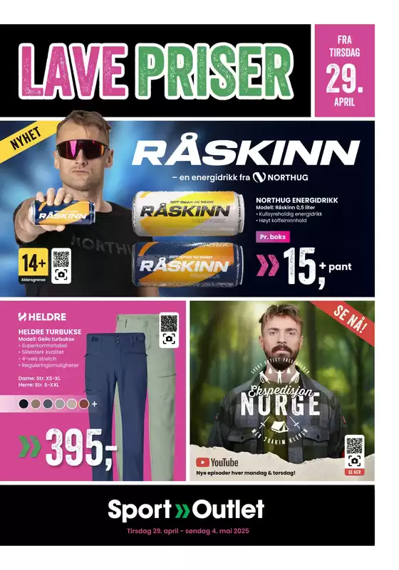 Sport Outlet-katalog i Sørkjosen | Eksklusive tilbud for våre kunder | 2025-10-12T00:00:00.000Z - 2025-10-26T00:00:00.000Z