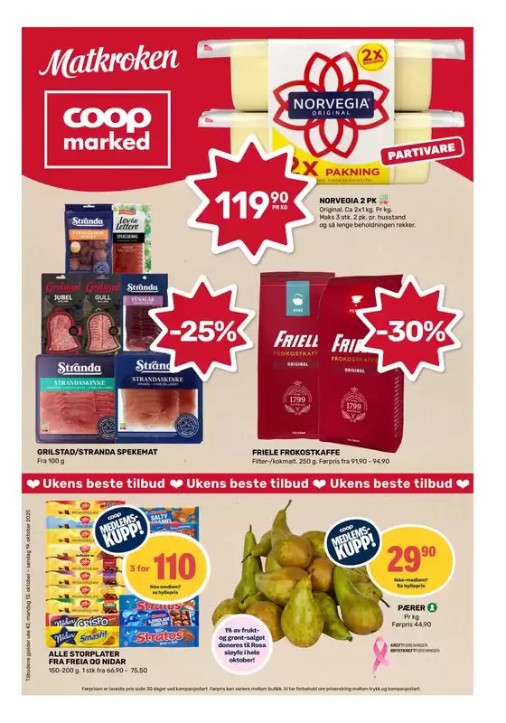 Coop Marked-katalog i Sørkjosen | Coop Marked Kundeavis | 2025-10-13T00:00:00.000Z - 2025-10-19T00:00:00.000Z