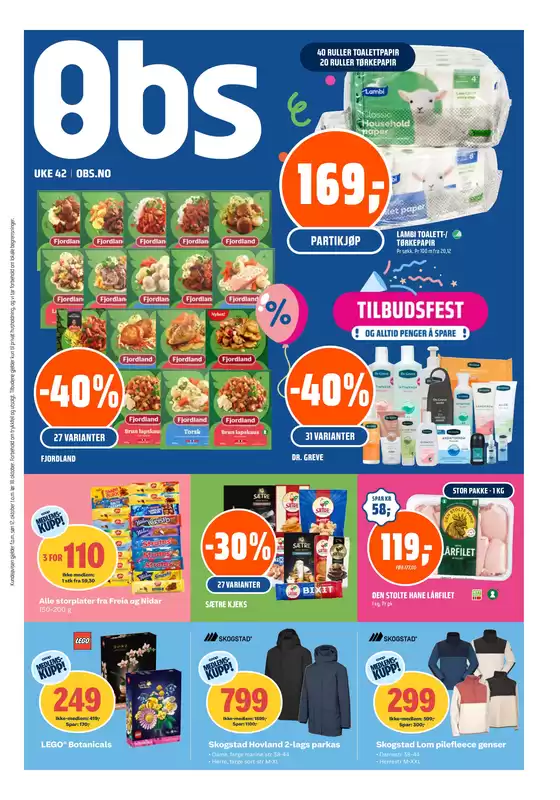 Obs-katalog i Gjerstad | Aktuelle spesialkampanjer | 2025-10-13T00:00:00.000Z - 2025-10-27T00:00:00.000Z