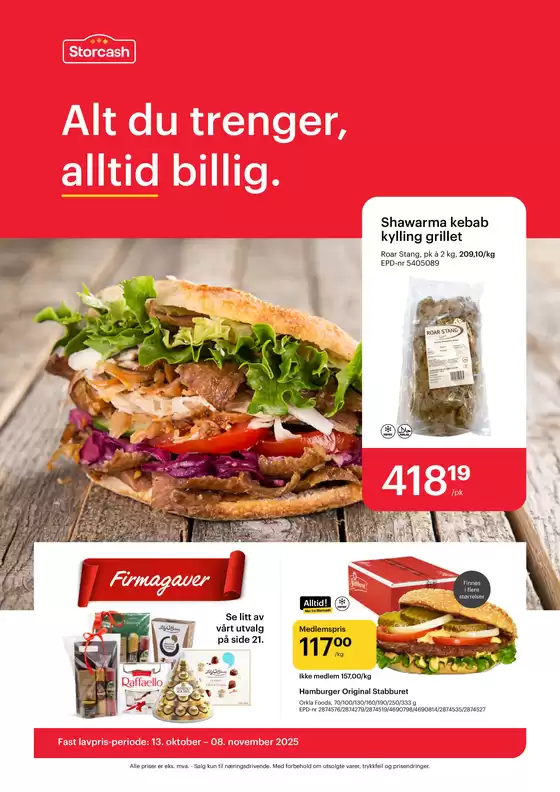 Storcash-katalog i Gjerstad | Storcash kundeavis | 2025-10-13T00:00:00.000Z - 2025-10-27T00:00:00.000Z