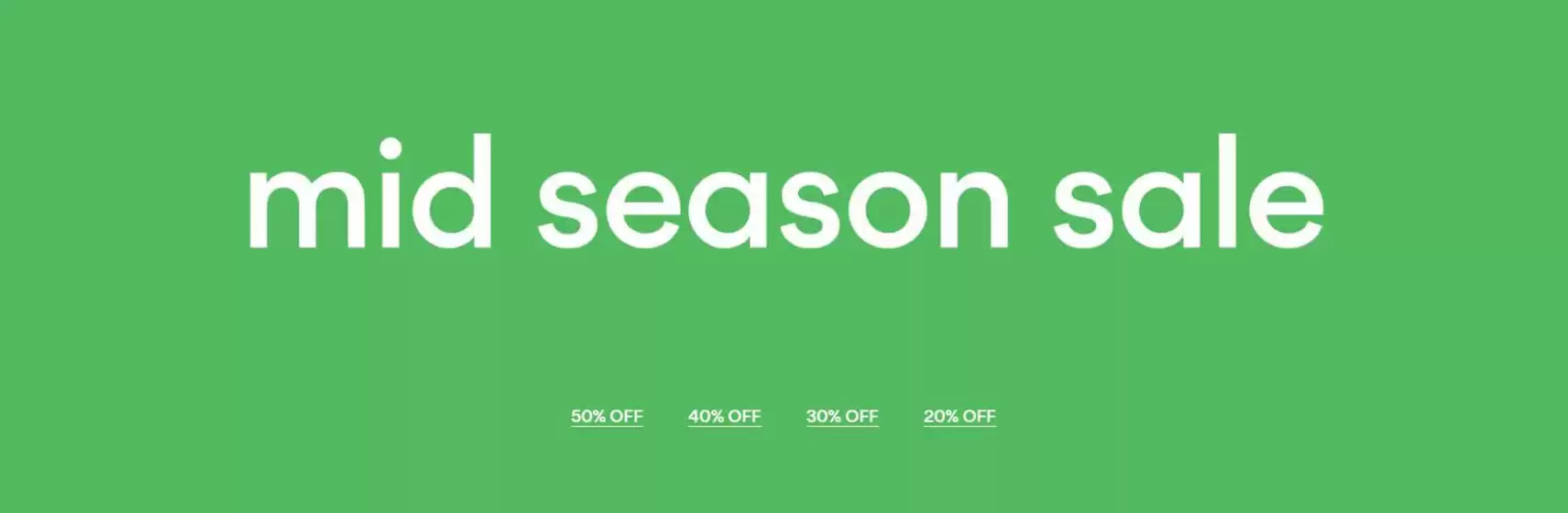 Mid Season Sale