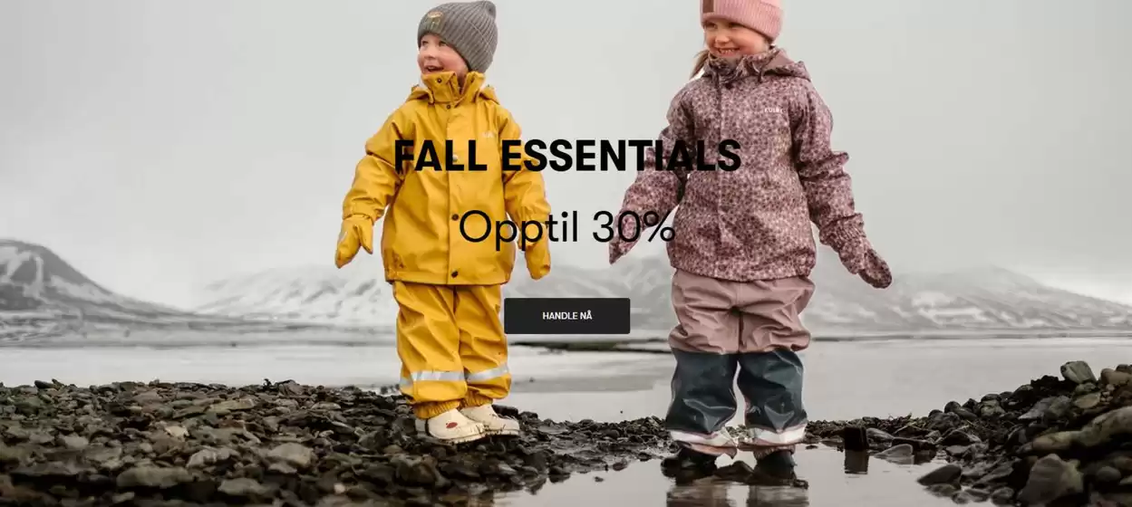 Babyshop-katalog i Sjøvegan | Fall essentials | 2025-10-14T00:00:00.000Z - 2025-11-03T00:00:00.000Z