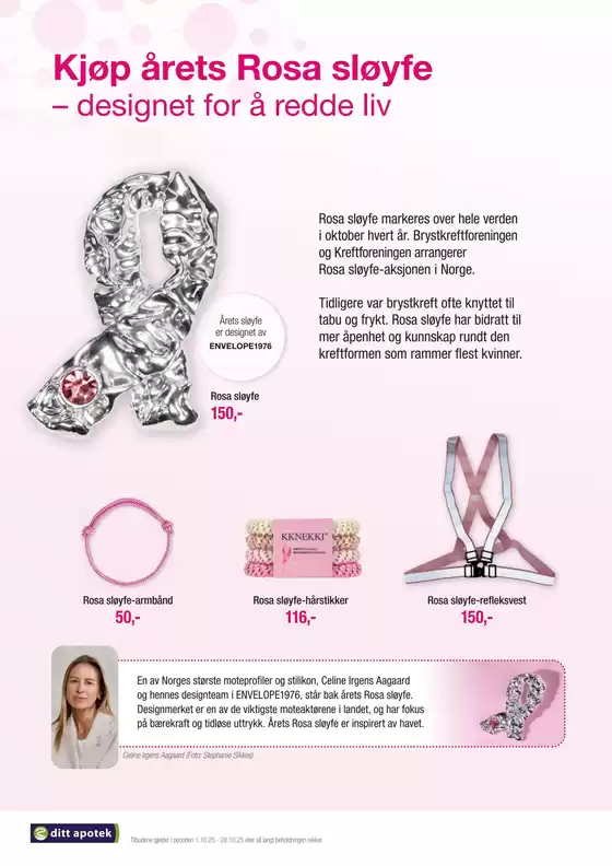 Kjøp årets rosa sløyfe