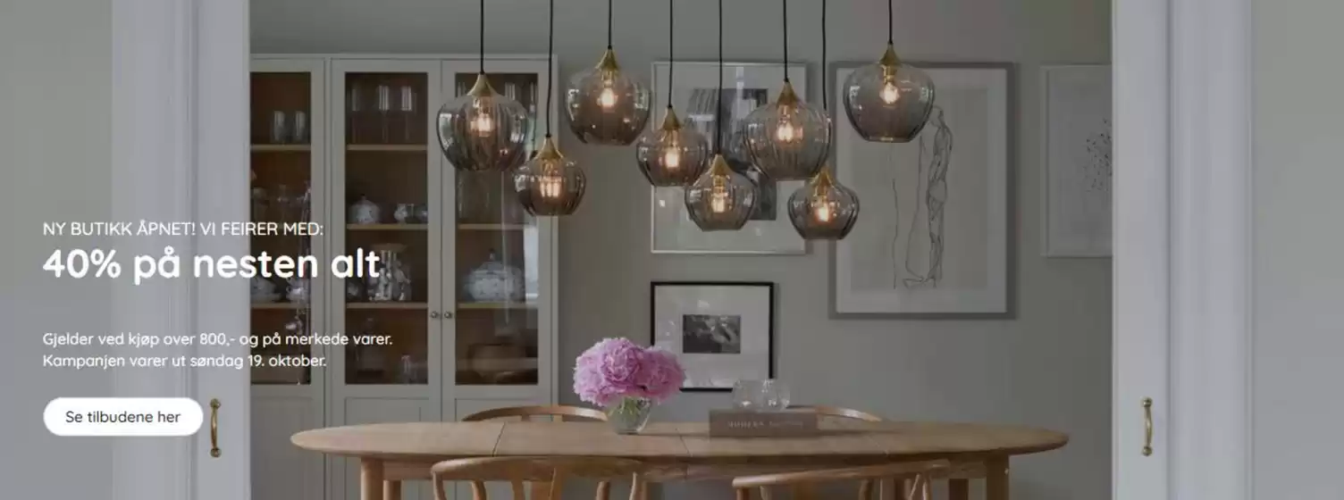 Lampehuset-katalog i Haugesund | 40% på nesten alt! | 2025-10-15T00:00:00.000Z - 2025-10-19T00:00:00.000Z