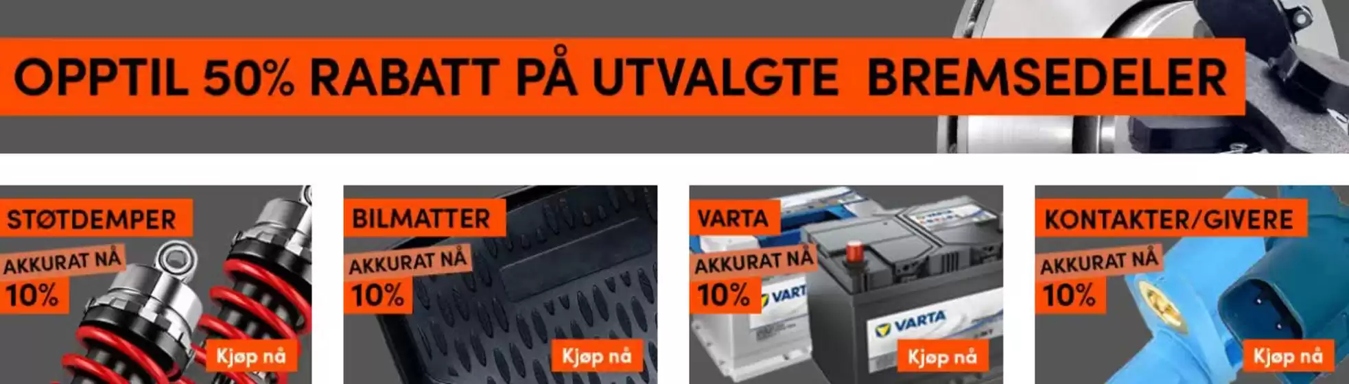 Skruvat-katalog i Spillum | Opptil 50% rabatt på utvalgte bremsedeler | 2025-10-16T00:00:00.000Z - 2025-10-30T00:00:00.000Z